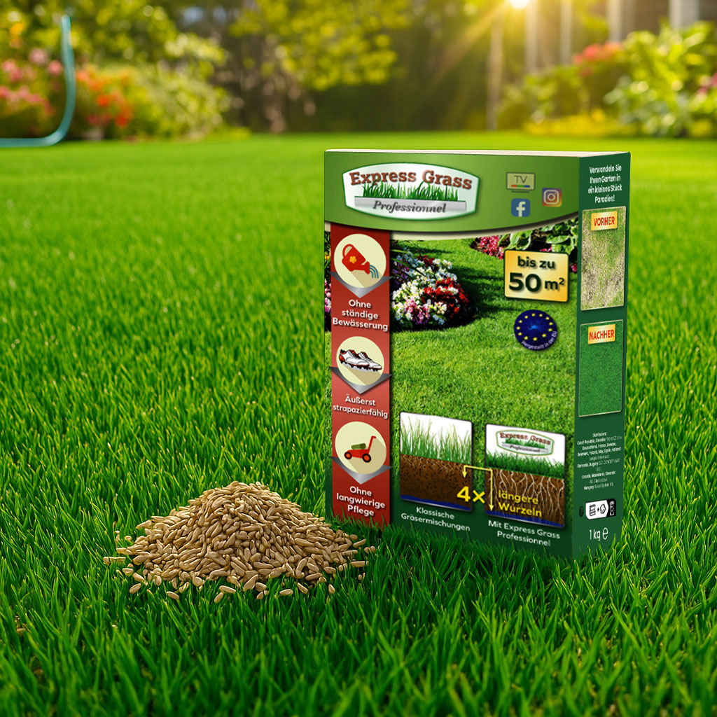 8 + 4 Express Grass Professionnel